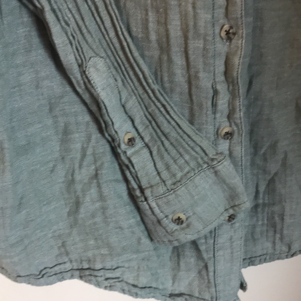 Marine Layer Beldon Button Down Shirt Thyme Green… - image 3